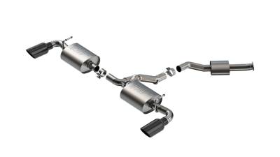 Borla - Borla 141010BC S-Type Cat-Back Exhaust Dual Split Rear Exit for 19-25 RAV4 2.5L