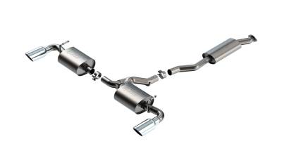 Borla - Borla 141009 S-Type Cat-Back Exhaust Dual Split Rear Exit for 19-25 RAV4 2.5