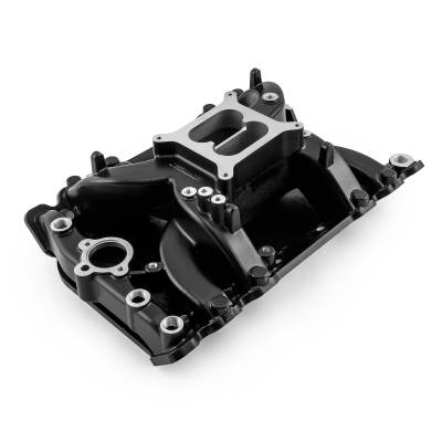 Speedmaster - Speedmaster 1-147-078 MidRise Air Intake Manifold Blk for OM 400 425 455