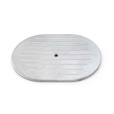 Speedmaster - Speedmaster PCE103.1007 12" Alu. Oval Ball Milled Air Cleaner Top
