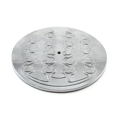 Speedmaster - Speedmaster PCE103.1010 14" Alu. Round Flamed Air Cleaner Top Pol