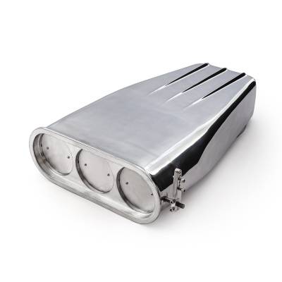 Speedmaster - Speedmaster PCE106.1004 Polished Alum Single/Dual Carb Bug Catcher Hood Scoop