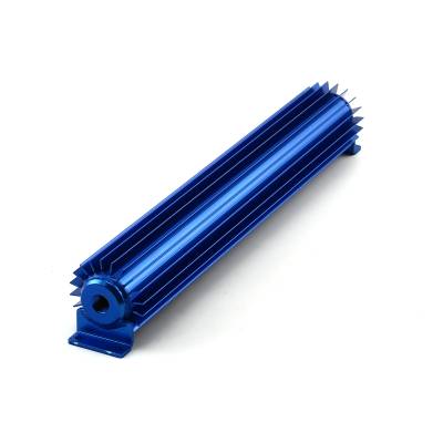 Speedmaster - Speedmaster PCE186.1009 18" Blue Anodized Trans Oil Cooler +Fittings Single Pass