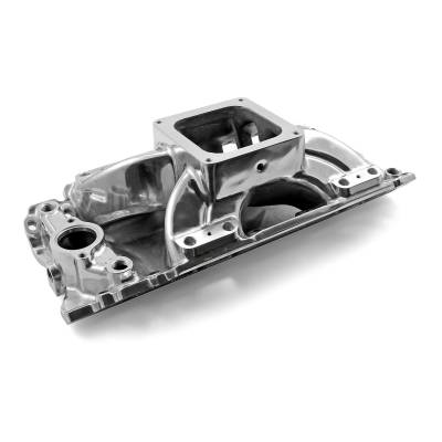 Speedmaster - Speedmaster PCE148.1012 High Rise Rect Port Dominator w/Inj Ports for Chevy BBC