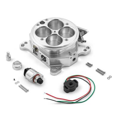 Speedmaster - Speedmaster PCE138.1002.02 1200 CFM 4 Barrel 4150 Billet Throttle Body Kit