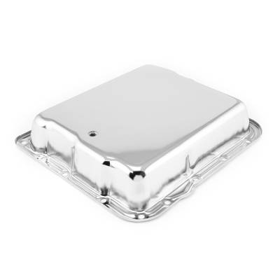 Speedmaster - Speedmaster PCE221.1003 Turbo 700R4 Deep Trans Oil Pan Chrome w/Oil Drain