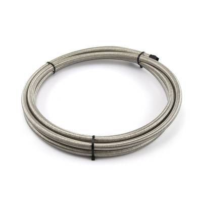 Speedmaster - Speedmaster PCE339.1016 -6 AN 5/16" SS Fuel Oil Braided Hose Line 20ft Roll