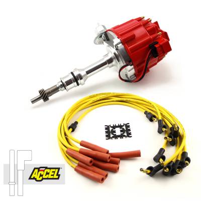 Speedmaster - Speedmaster PCE385.1033 HEI Accel Spark Plug Wire Ignition Combo Kit for Ford SB