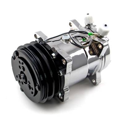 Speedmaster - Speedmaster PCE413.1001 V-Belt Sanden 508 Style Chrome Air Compressor AC