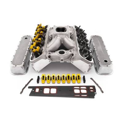 Speedmaster - Speedmaster PCE435.1071 Hyd Roller Head Top End Engine Combo Kit for Chevy BBC