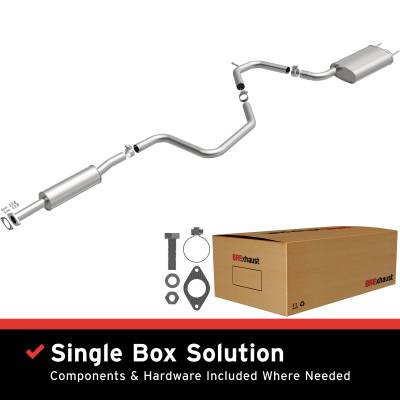 BRExhaust - BRExhaust 106-0948 Direct-Fit Exhaust System Replacement Kit