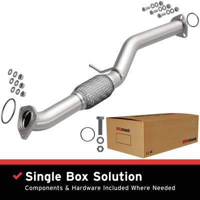 BRExhaust - BRExhaust 107-0387 Direct-Fit Front Pipe Kit
