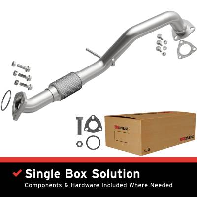 BRExhaust - BRExhaust 107-0405 Direct-Fit Front Pipe Kit