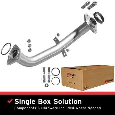 BRExhaust - BRExhaust 107-0406 Direct-Fit Front Pipe Kit