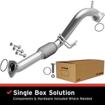 BRExhaust - BRExhaust 107-0502 Direct-Fit Front Pipe Kit for 18-22 Honda Accord 1.5L