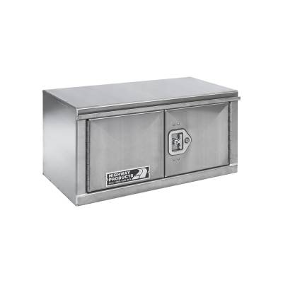 Highway Products - Highway Products 0212-002 48x18x18 Aluminum Double Door Box Right Hand Open