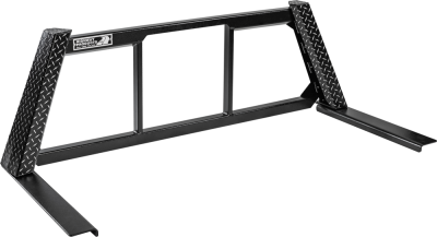Highway Products - Highway Products 4012-029-BK62S Honeycomb Open Post Leopard Upright Smooth Black