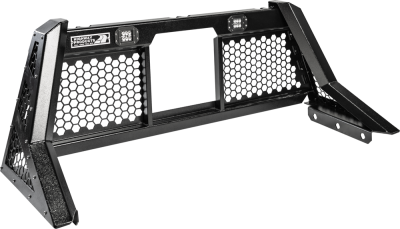 Highway Products - Highway Products 4011-071-BK62 Beast HD Open Mesh Smooth Black Upright/Center