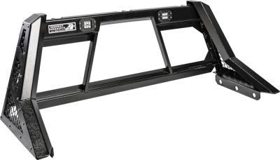 Highway Products - Highway Products 4011-078-BK62 Beast HD Open Post Smooth Black Upright/Center