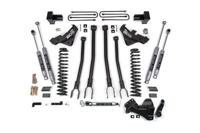BDS Suspension - BDS BDS2251FPE FOX 5" 4-Link Suspension Lift Kit 23-26 Ford F350 4wd Gas DRW