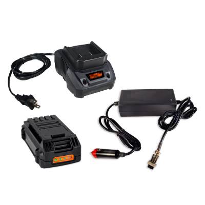Mile Marker - Mile Marker 19-71005 Rhino Pull 1000 Power Kit w/2.0AH Battery 12V DC/AC Charger