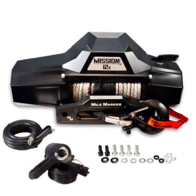 Mile Marker - Mile Marker 78-53251WR 12K Mission Recovery Winch w/Synthetic Rope