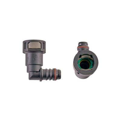 IAG Performance - IAG RPL-FIT-05825 1/2" SAE Quick Connect Female to 1/2" Hose Barb Right Angled
