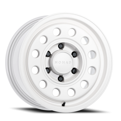 Nomad Wheels - NOMAD WHEELS N501-CONVOY 16x8 6x4.5 -10mm Salt White N501SA-68064-10