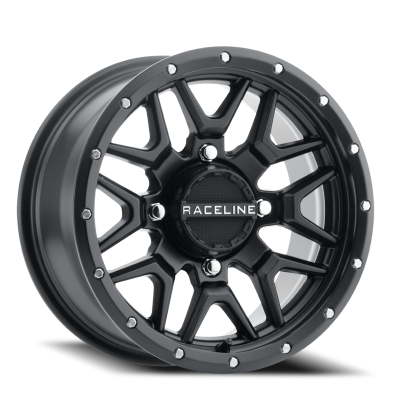 Raceline Wheels - Raceline Wheels A94B-47056+38 Krank UTV A94B 14x7 4x156 38mm Satin Black