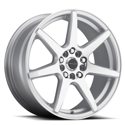 Raceline Wheels - Raceline Wheels 131S-67082+40 Evo 131S 16x7 4x100/4x4.25 40mm Silver