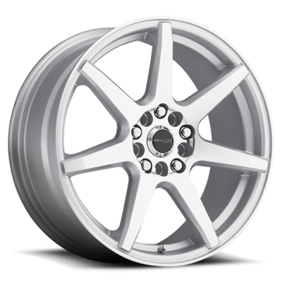 Raceline Wheels - Raceline Wheels 131S-77592+40 Evo 131S 17x7.5 5x4.25/4.5 40mm Silver