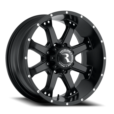 Raceline Wheels - Raceline Wheels Assault 991B 16x8 5x5.5 0mm Satin Black 991B-68055-00