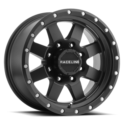 Raceline Wheels - Raceline Wheels Defender 935B 18x9 8x170 18mm Satin Black 935B-89081+18