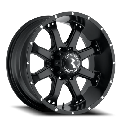 Raceline Wheels - Raceline Wheels 991B-29080-12 Assault 991B 20x9 8x6.5 -12mm Satin Black