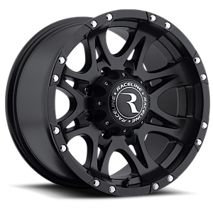 Raceline Wheels - Raceline Wheels Raptor 981 16x8 8x170 0mm Matte Black 981-68081