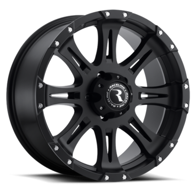 Raceline Wheels - Raceline Wheels Raptor 981 16x8 5x5.0 0mm Matte Black 981-68050