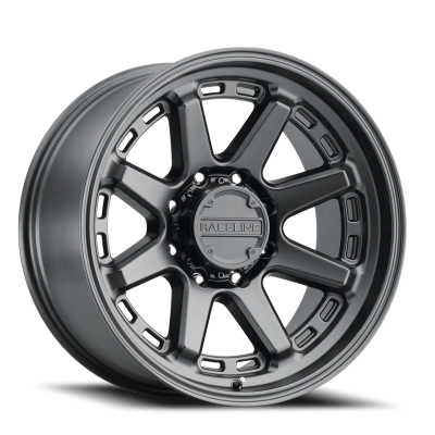 Raceline Wheels - Raceline Wheels Scout 947B 20x9 8x170 18mm Satin Black 947B-29081+18