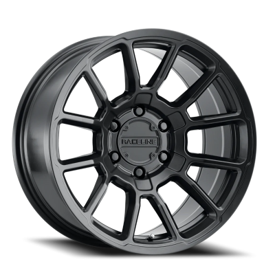 Raceline Wheels - Raceline Wheels Gauge 950B 16x8 6x5.5 0mm Satin Black 950B-68060-00