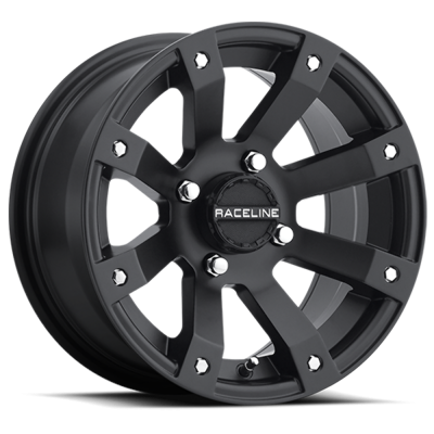 Raceline Wheels - Raceline Wheels A7927011-25 Scorpion UTV A79 12x7 4x110 -47mm Satin Black