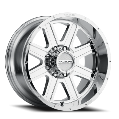 Raceline Wheels - Raceline Wheels 940C-79060-00 Hostage 940C 17x9 6x5.5 0mm Chrome