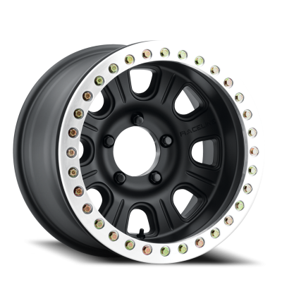 Raceline Wheels - Raceline Wheels Monster BL RT231 17x9.5 5x5.5 -32mm Black/Mach RT231-79555-32