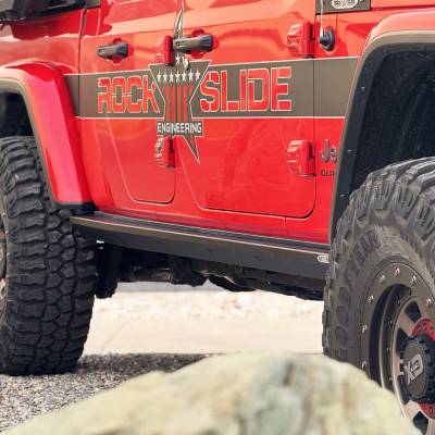 Rock Slide Engineering - Rock Slide Engineering SL-300-JT4 Deluxe Rock Rail for 20-25 Jeep Gladiator JT