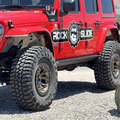 Rock Slide Engineering - Rock Slide Engineering SL-300-JL4 Deluxe Rock Rail for 18+ Jeep Wrangler JL 4DR