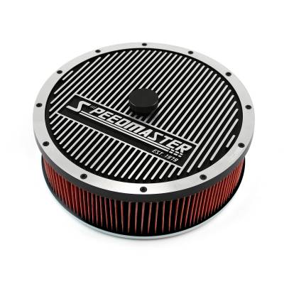 Speedmaster - Speedmaster PCE104.1032.03 14"x4" Elite Top Dropped Base Air Cleaner Kit
