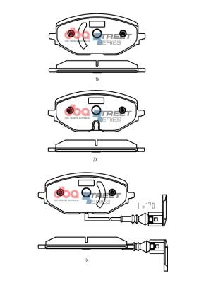 Disc Brakes Australia - Disc Brakes Australia DB15091SS Disc Brake Pad Set