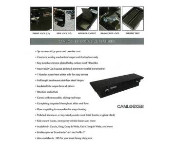 CamLocker - CamLocker S67MB 67" Crossover Tool Box Matte Black