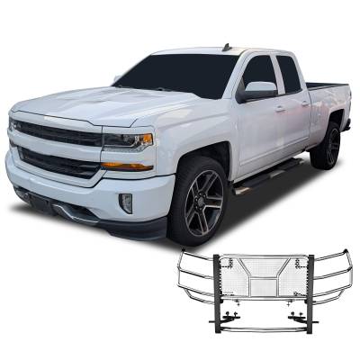 Black Horse Off Road - Black Horse Off Road RU-CHSI19-SS Rugged Heavy Duty Grille Guard