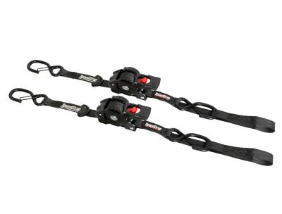 SpeedStrap - SpeedStrap 12201-2 1" x 10' Retractable Tie Downs w/Built In Soft-Tie 2-Pack