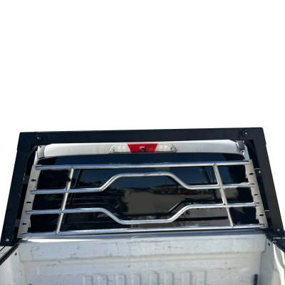 Black Horse Off Road - Black Horse CSHAR Base K2 Silver Aluminum Headache Rack for All Pickups