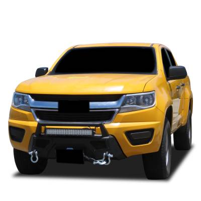 Black Horse Off Road - Black Horse Off Road AR3HD01 Armour III Heavy Duty Front Winch Bumper Kit